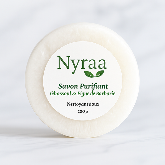 Savon Nyraa – Rhassoul, Figue de Barbarie & Vitamine E